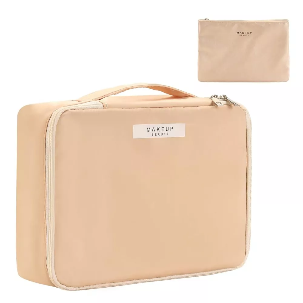In che modo una borsa per cosmetici da viaggio di grandi dimensioni portatile può rendere più efficiente lo stoccaggio dei prodotti di bellezza da viaggio?