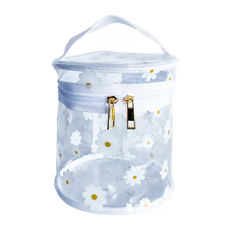 Borsa a secchiello estiva da spiaggia in PVC