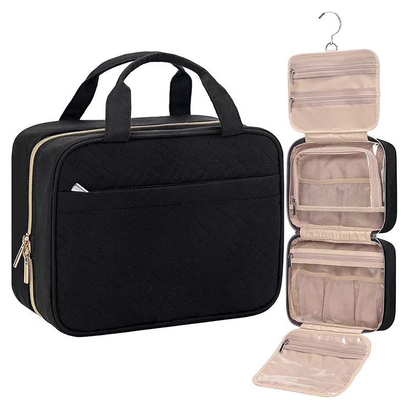 Borsa cosmetica da viaggio pieghevole e sospesa