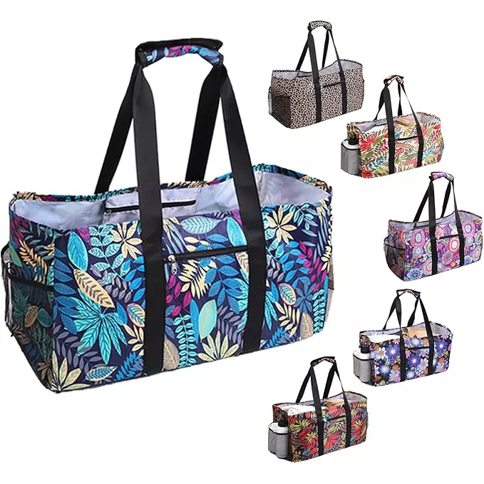 Borsa tote in nylon leggera di grande capacità