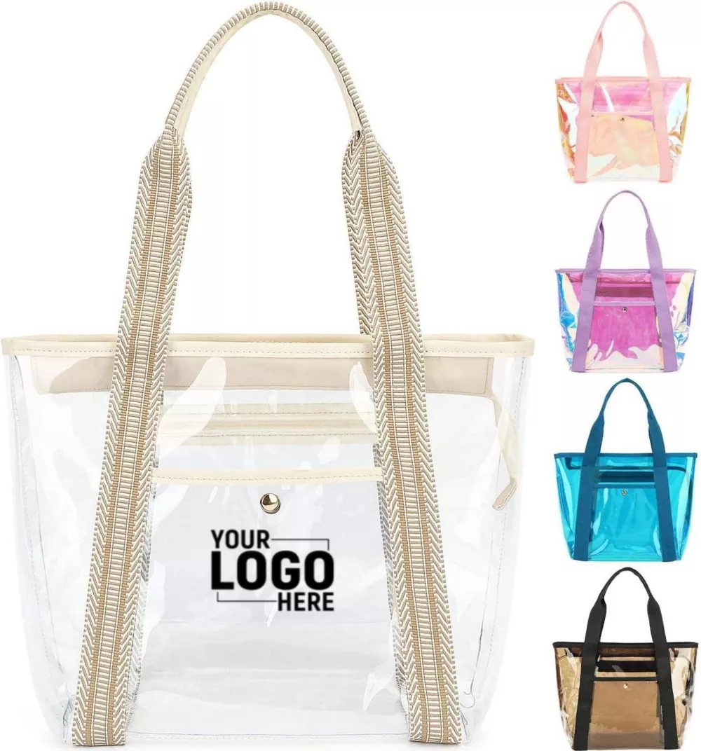 Borsa tote leggera in PVC impermeabile