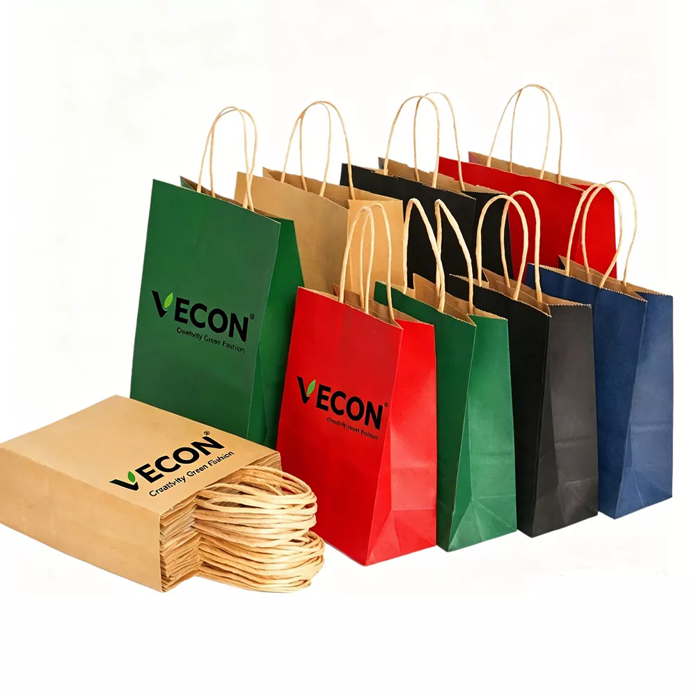 Borsa per la spesa in carta personalizzata con logo